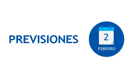 Agenda del Grupo Popular para el miércoles, 2 de febrero
