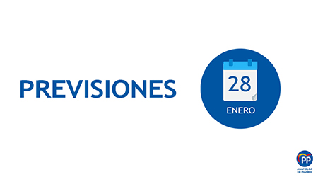 Agenda del Grupo Popular sábado, 28 de enero