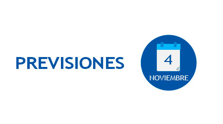 Agenda del Grupo popular para el lunes, 4 de noviembre