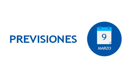 Agenda del Grupo Popular para el miércoles, 9 de marzo
