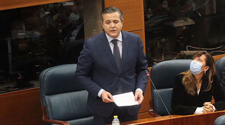 Jorge Rodrigo: “La izquierda está castigando y discriminando a los ciudadanos de la Comunidad de Madrid con los PGE”