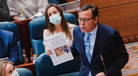 Serrano: “Tenemos una presidenta que baja impuestos y elimina burocracia mientras el Gobierno de España dedica 335.000 euros a arreglar la casa de veraneo de Sánchez”