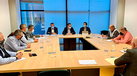 El GPP mantiene un encuentro con representantes del sector del taxi